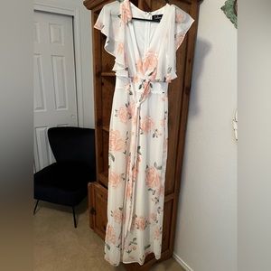 Lulu’s Floral jumpsuit